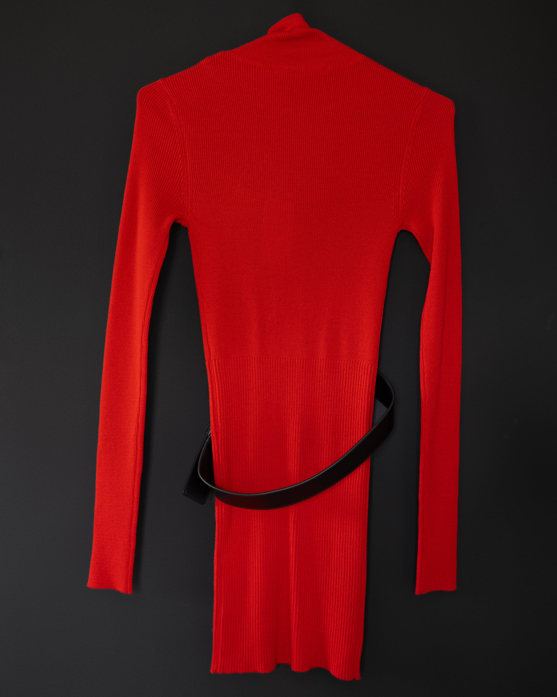 1017 ALYX 9SM Harness Bondage Turtleneck Knit Dress, from the back