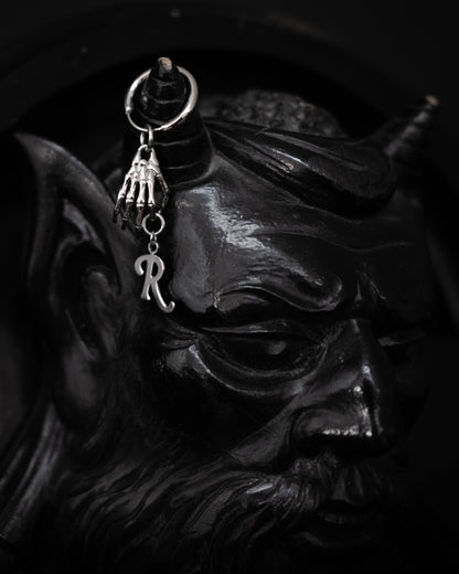 RAF SIMONS Skeleton Hand Earring