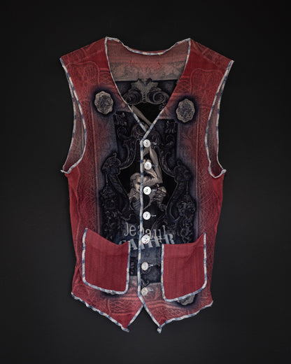 JEAN PAUL GAULTIER Tattoo Artist Mesh Vest, 1995
