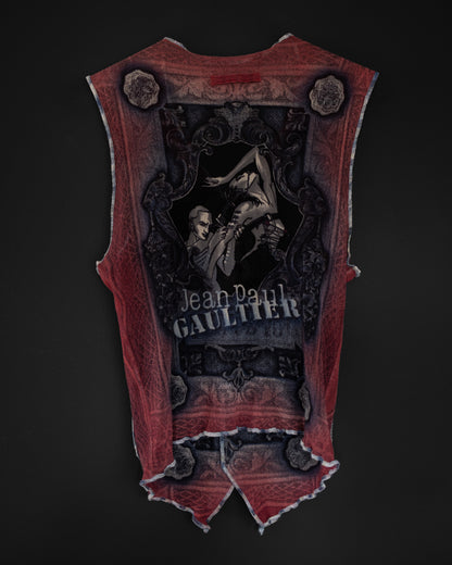 JEAN PAUL GAULTIER Tattoo Artist Mesh Vest, 1995