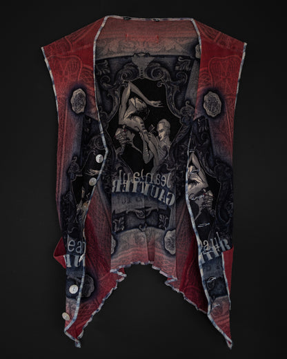 JEAN PAUL GAULTIER Tattoo Artist Mesh Vest, 1995