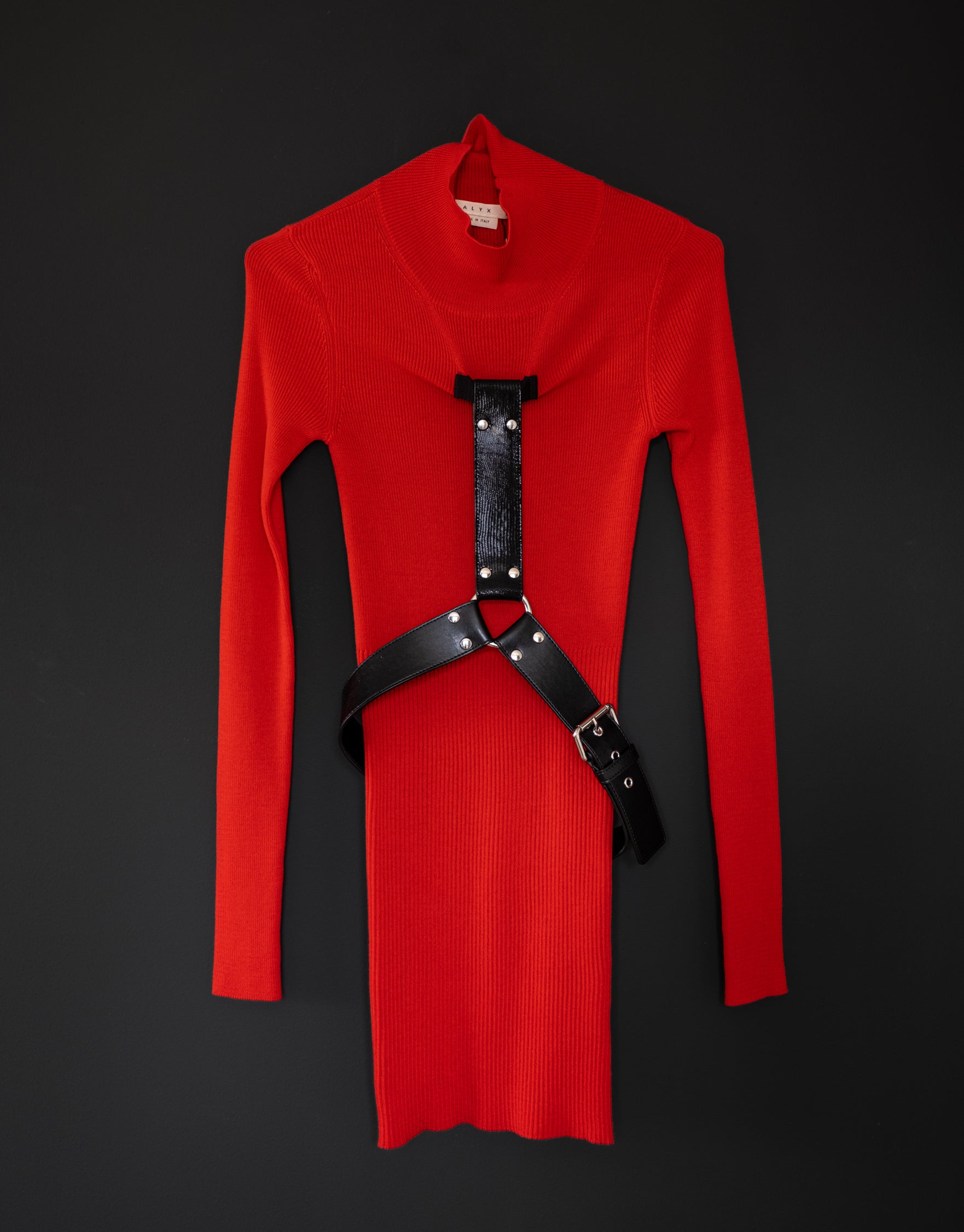 1017 ALYX 9SM Harness Bondage Turtleneck Knit Dress