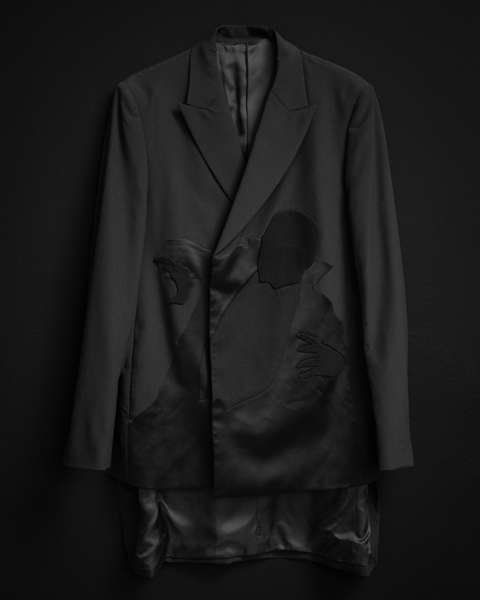 UNDERCOVER Dracula/Nosferatu Wool Silk Blazer, SS20