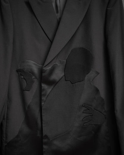 UNDERCOVER Dracula/Nosferatu Wool Silk Blazer, SS20