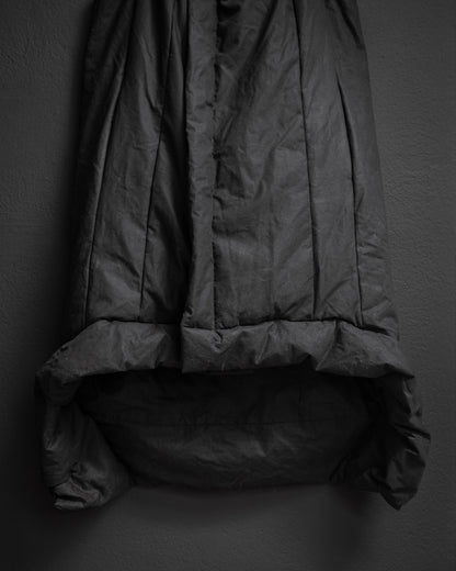 RICK OWENS Waxed Puffer Vest Coat