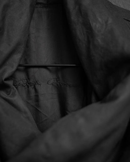 RICK OWENS Waxed Puffer Vest Coat