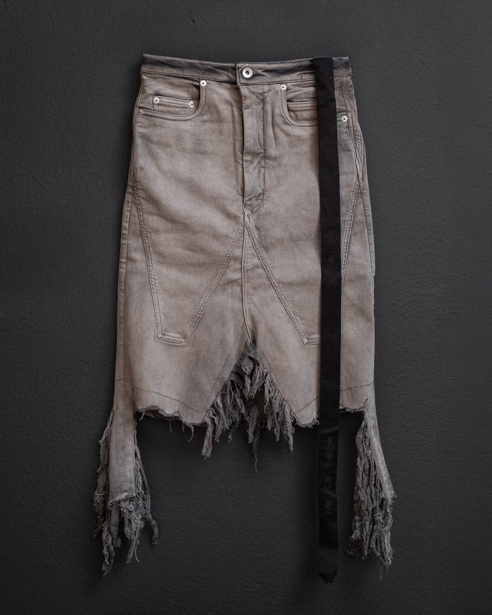 RICK OWENS DRKSHDW Slivered Skirt — LUXOR 2023