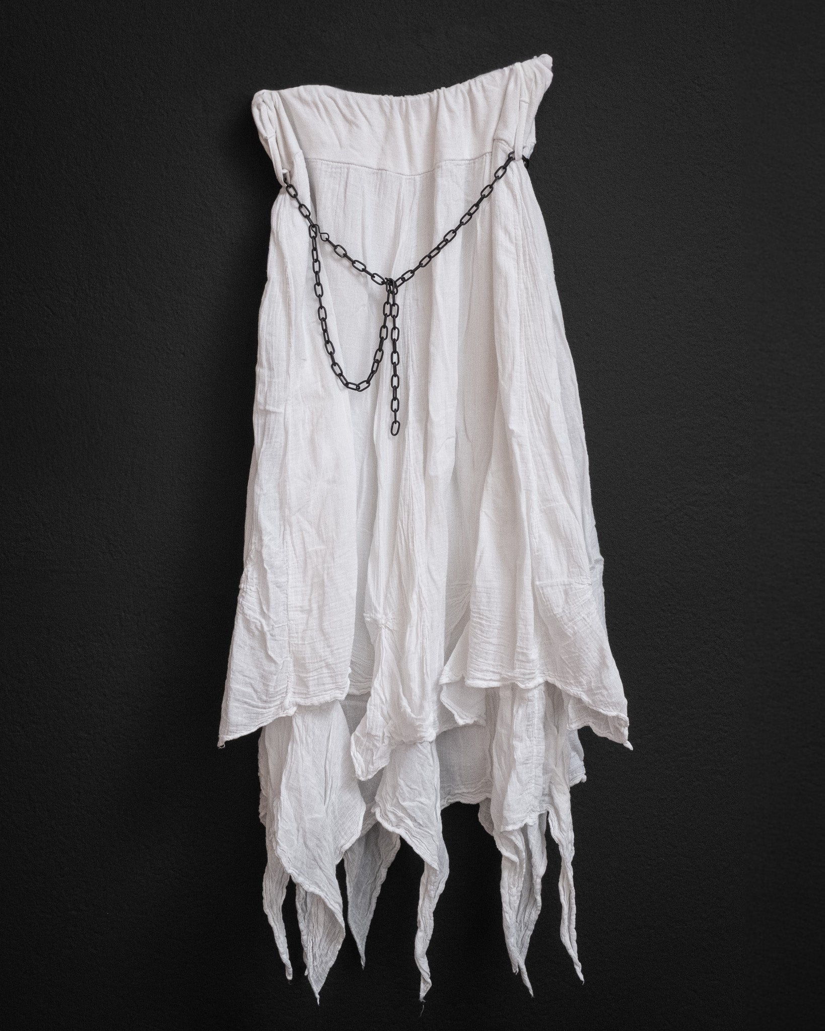 Vintage Fairycore Crinkled Midi Skirt