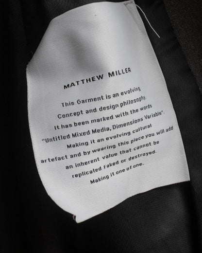 MATTHEW MILLER Caravaggio / David & Goliath Coat