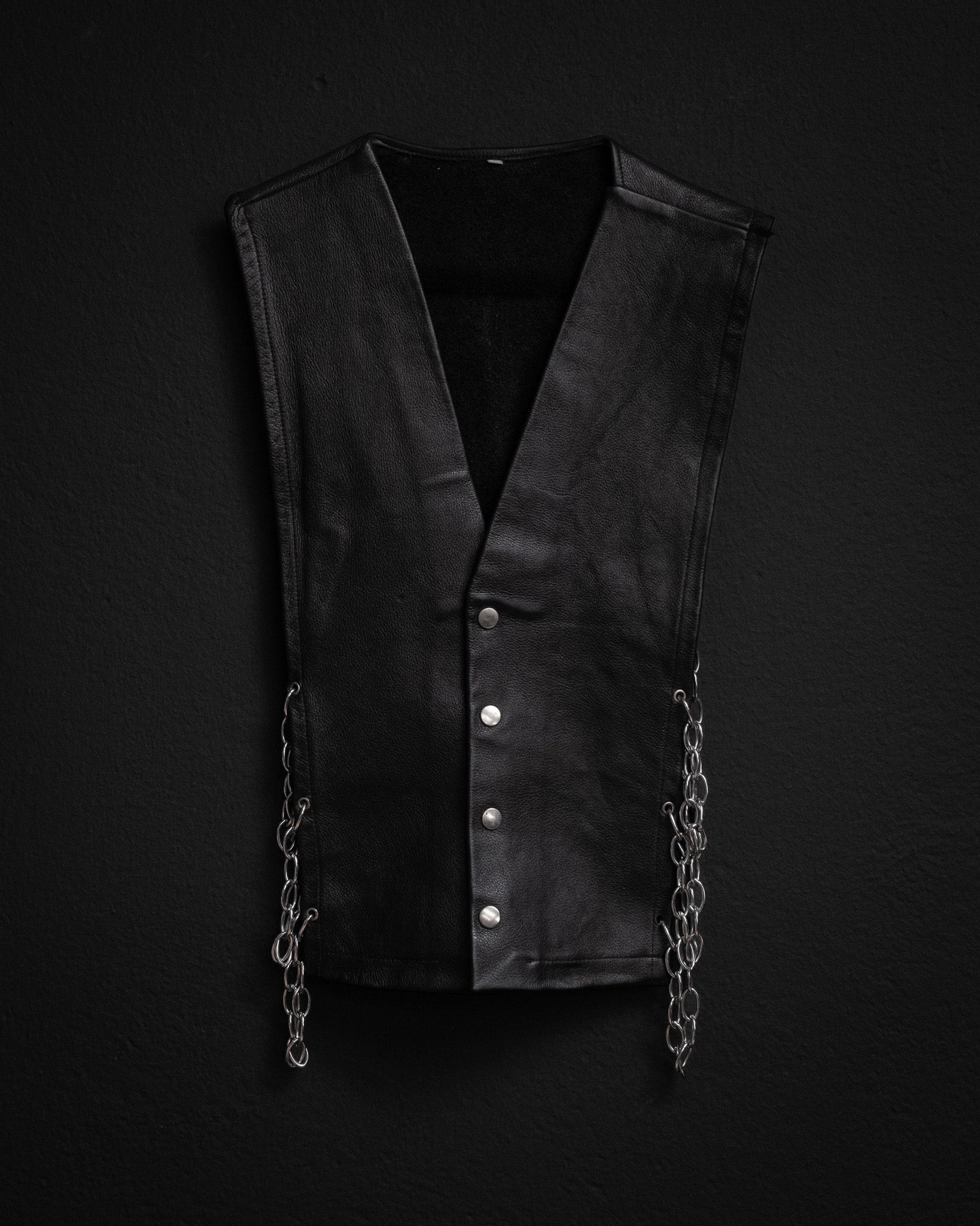 Chain Leather Vest, 1990s