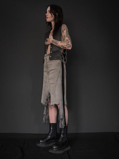 Chain Leather Vest, 1990s