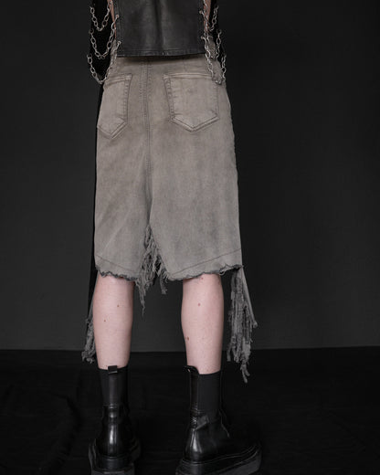 RICK OWENS DRKSHDW Slivered Skirt — LUXOR 2023