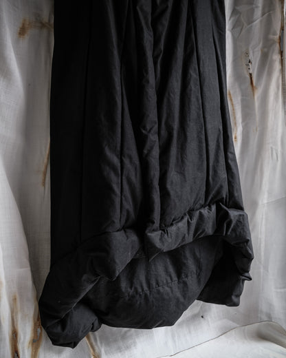 RICK OWENS Waxed Puffer Vest Coat