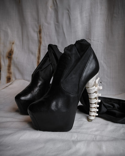 DSQUARED2 FW10 Spine Heel Over-Knee Boots, EU 37