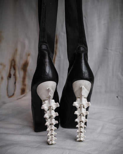 DSQUARED2 FW10 Spine Heel Over-Knee Boots, EU 37