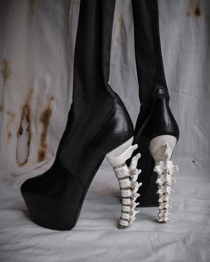 DSQUARED2 FW10 Spine Heel Over-Knee Boots, EU 37