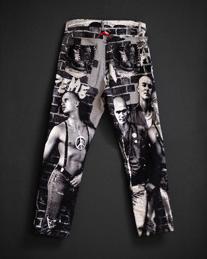 JEAN PAUL GAULTIER × SUPREME – RARE “Fuck Racism” Jeans