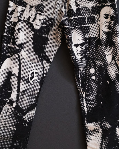 JEAN PAUL GAULTIER × SUPREME – RARE “Fuck Racism” Jeans