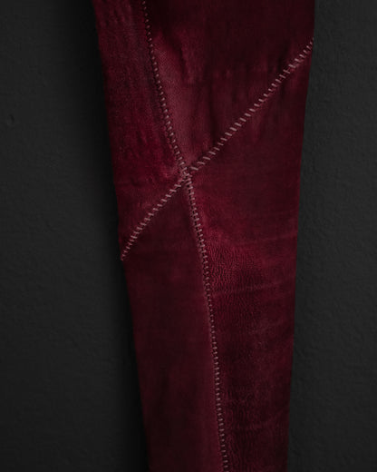 ISAAC SELLAM EXPERIENCE Stretch Lambskin Leather Leggings