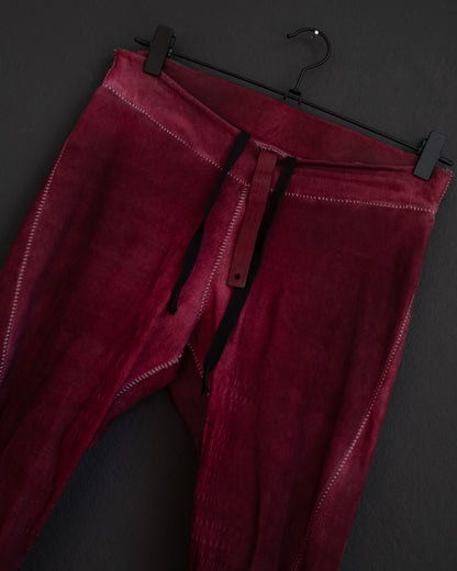 ISAAC SELLAM EXPERIENCE Stretch Lambskin Leather Leggings