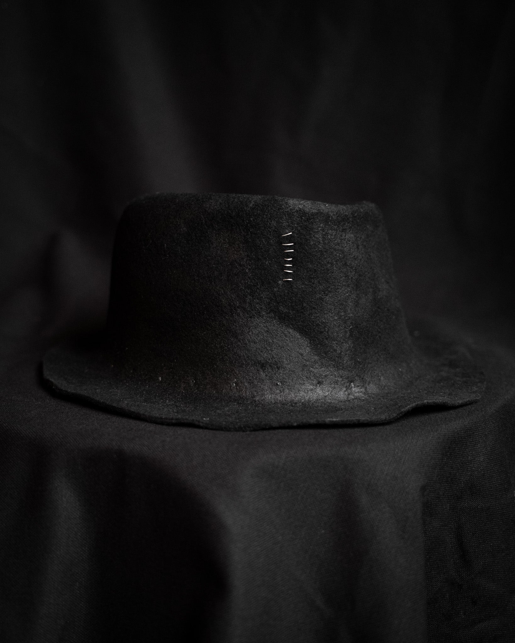 ALEKSANDER JURCZAK Silver Staple Waxed Hat