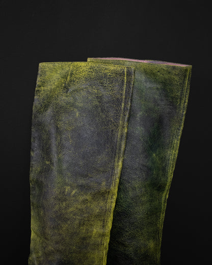 MAISON MARTIN MARGIELA Runway A/W 2007 Spray-Painted Neon Boots, EU 40