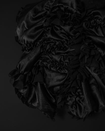 COMME DES GARÇONS Early–Mid 2000s Ruffled Satin Tote Bag