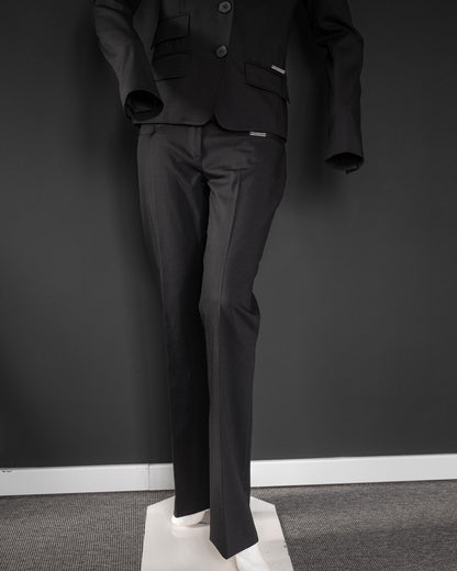 JOHN GALLIANO Extremely Rare Archival Skull-Appliqué Tailored Suit, 2005