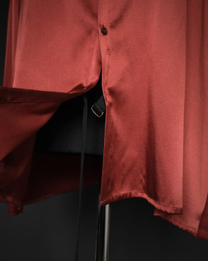 A.F. VANDEVORST Draped Silk Wrap Shirt, A/W 2011 Runway
