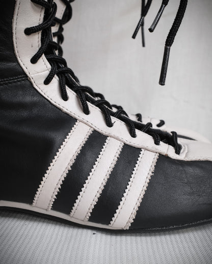 ADIDAS Santos Vintage Leather Knee-High Boxing Boots – 2004, EU 38