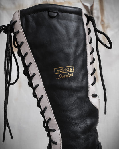 ADIDAS Santos Vintage Leather Knee-High Boxing Boots – 2004, EU 38