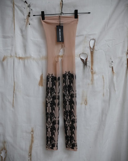 ANN DEMEULEMEESTER Tattoo Print Leggings, Spring 2014 Runway