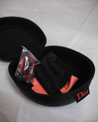 CHRISTIAN DIOR Red Ski 1 Shield Sunglasses – Early 2000s