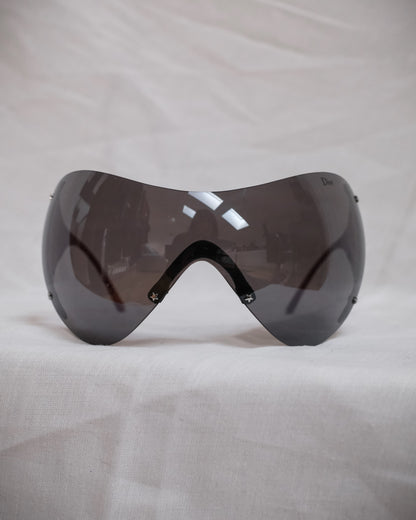 CHRISTIAN DIOR Red Ski 1 Shield Sunglasses – Early 2000s