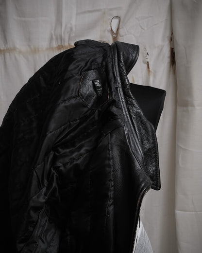 Handpainted Skeleton Vintage Leather Jacket