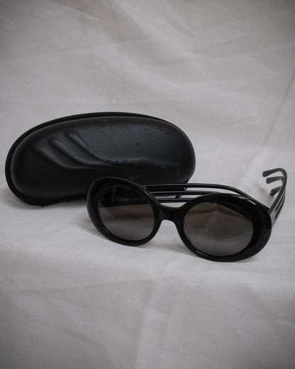 JEAN PAUL GAULTIER x ALAIN MIKLI Rare Black 3-Arm Sunglasses, 2011