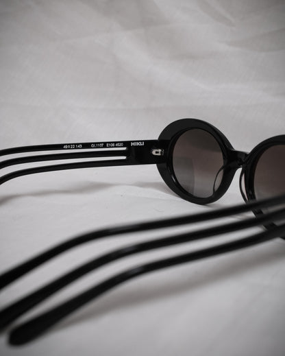 JEAN PAUL GAULTIER x ALAIN MIKLI Rare Black 3-Arm Sunglasses, 2011