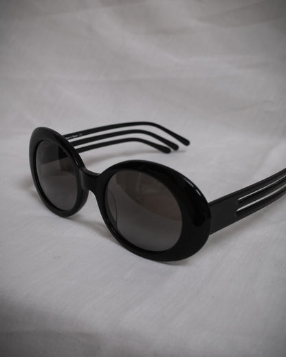 JEAN PAUL GAULTIER x ALAIN MIKLI Rare Black 3-Arm Sunglasses, 2011