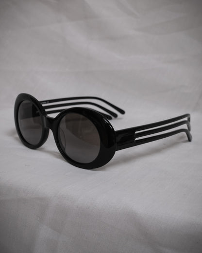 JEAN PAUL GAULTIER x ALAIN MIKLI Rare Black 3-Arm Sunglasses, 2011