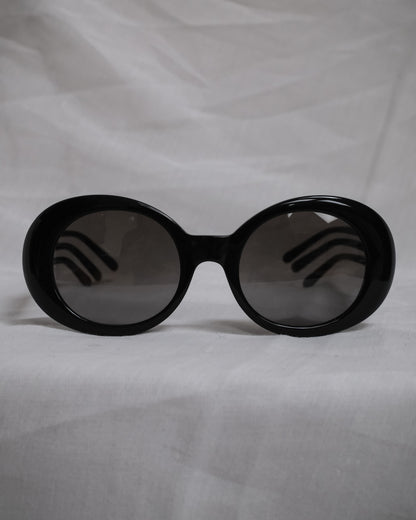 JEAN PAUL GAULTIER x ALAIN MIKLI Rare Black 3-Arm Sunglasses, 2011