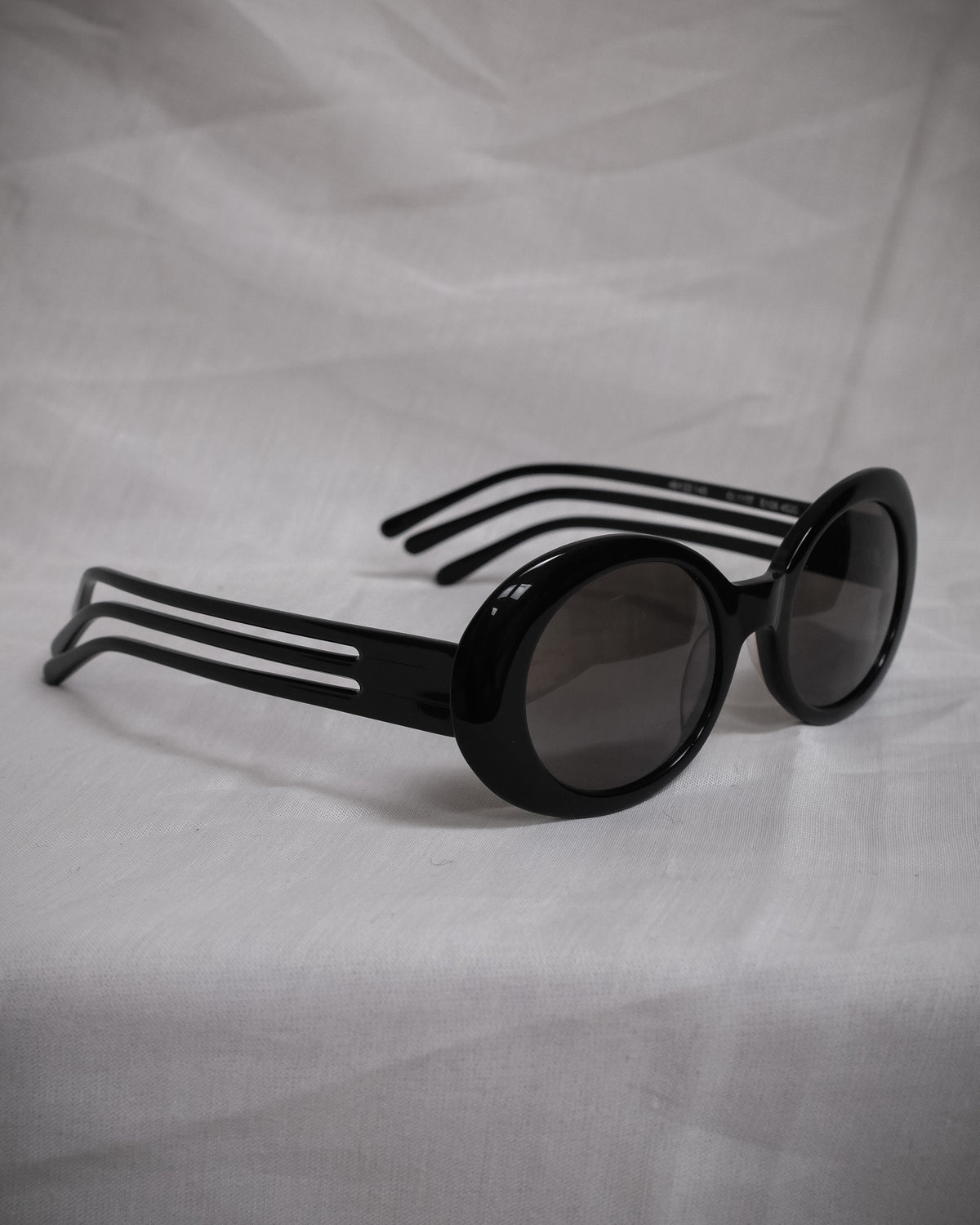 JEAN PAUL GAULTIER x ALAIN MIKLI Rare Black 3-Arm Sunglasses, 2011