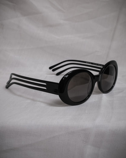 JEAN PAUL GAULTIER x ALAIN MIKLI Rare Black 3-Arm Sunglasses, 2011
