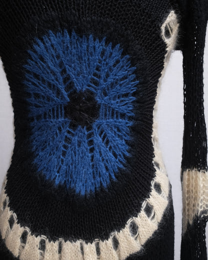 JEAN PAUL GAULTIER “La Tempête” Mohair Spiderweb Runway Dress FW 2007