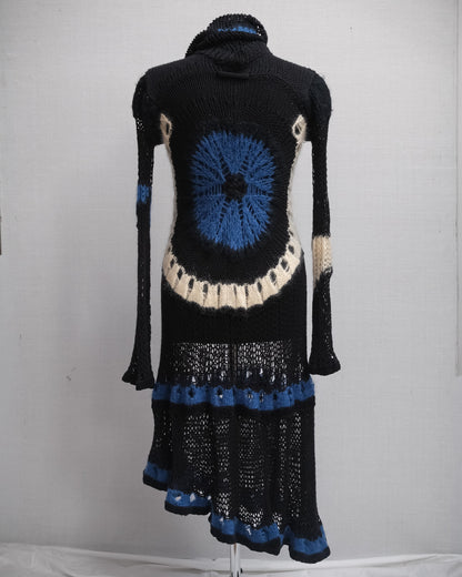 JEAN PAUL GAULTIER “La Tempête” Mohair Spiderweb Runway Dress FW 2007