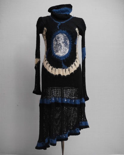JEAN PAUL GAULTIER “La Tempête” Mohair Spiderweb Runway Dress FW 2007
