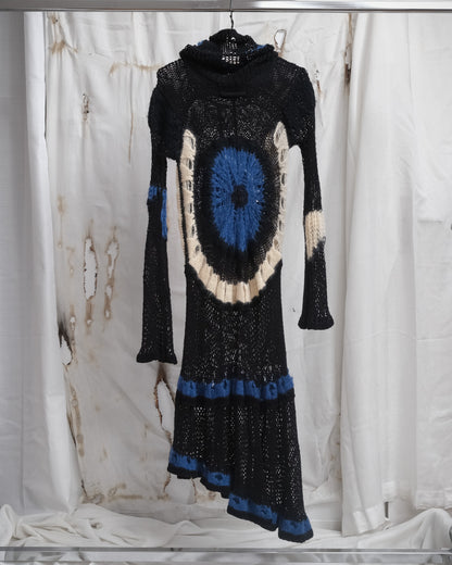 JEAN PAUL GAULTIER “La Tempête” Mohair Spiderweb Runway Dress FW 2007
