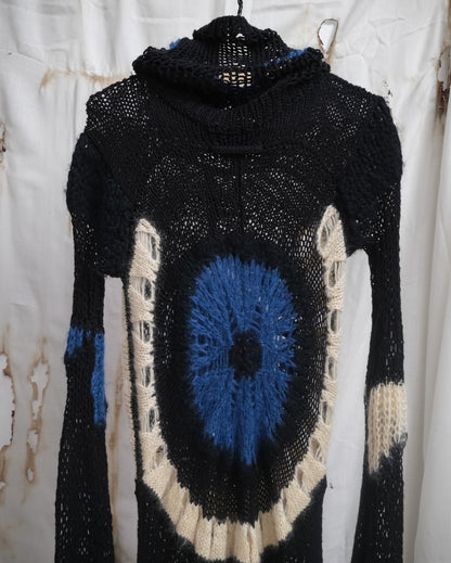 JEAN PAUL GAULTIER “La Tempête” Mohair Spiderweb Runway Dress FW 2007