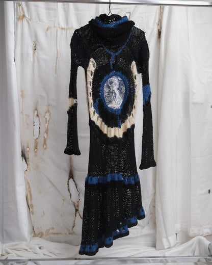 JEAN PAUL GAULTIER “La Tempête” Mohair Spiderweb Runway Dress FW 2007
