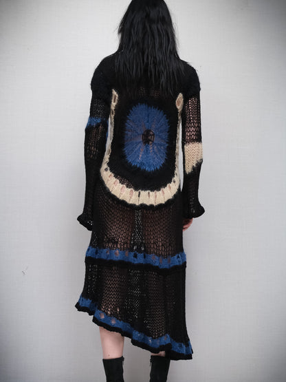 JEAN PAUL GAULTIER “La Tempête” Mohair Spiderweb Runway Dress FW 2007