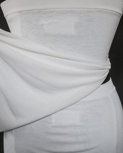 MAISON MARTIN MARGIELA Asymmetric Bandeau Top & Skirt Set, SS 2008 Runway